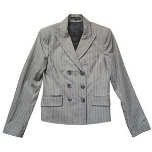 Theory Gray/Brown Blazer | Size 6